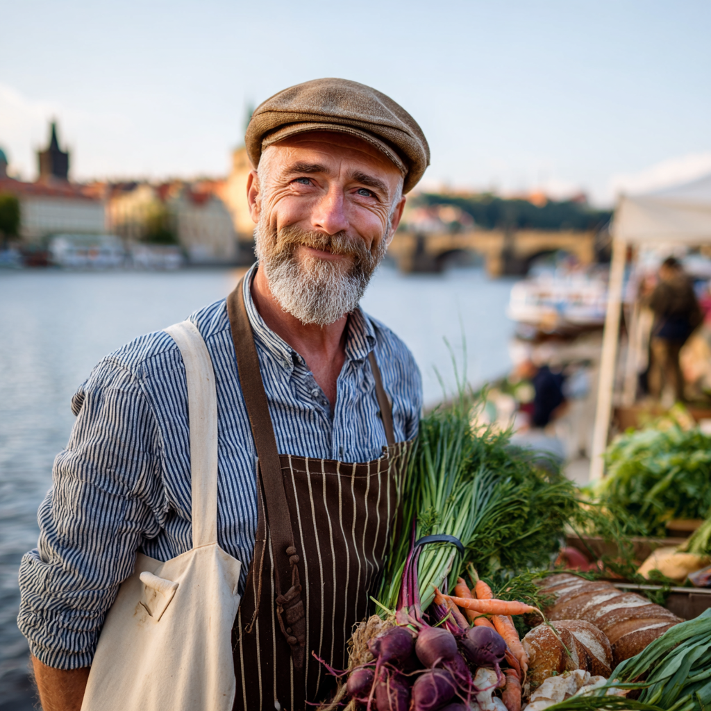 Barevné zdravé jídlo s čerstvou zeleninou a ovocem